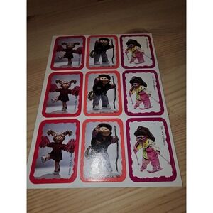 1 Sheet Vintage 1992 OAA Cabbage Patch Kids Stickers